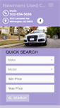 Mobile Screenshot of newmanscarsde.com